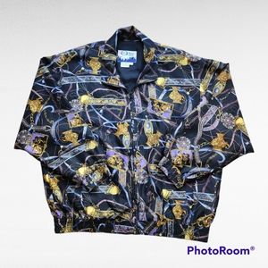 Pan Asia Women's Silk Jacket size L -- preowned